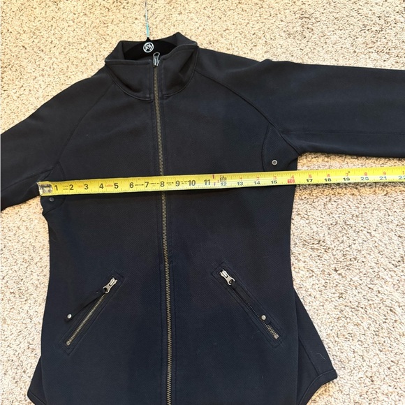 RootsYoga Black Full-Zip Jacket Women’s M Athleisure Yoga Activewear CabinCore - Picture 9 of 12